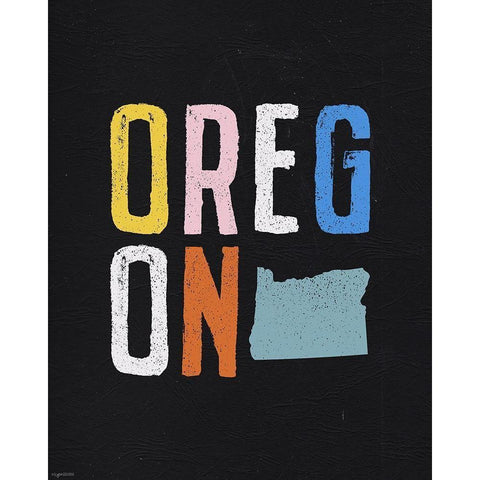 Oregon White Modern Wood Framed Art Print by Brown, Kyra