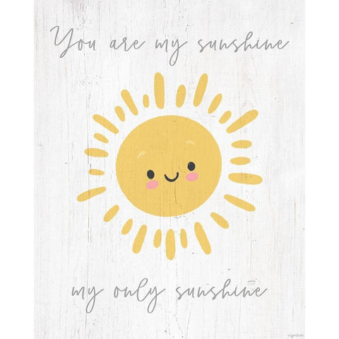 Only Sunshine Black Modern Wood Framed Art Print with Double Matting by Brown, Kyra