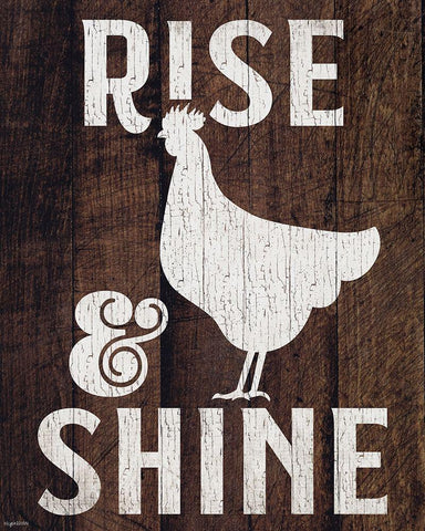 Rise and Shine White Modern Wood Framed Art Print with Double Matting by Brown, Kyra