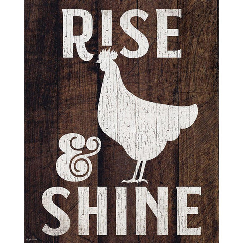 Rise and Shine Black Modern Wood Framed Art Print by Brown, Kyra