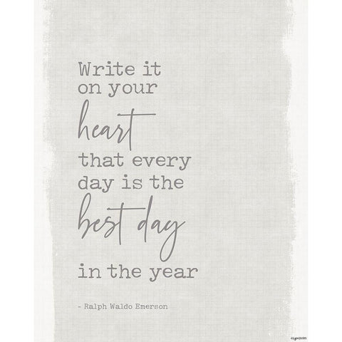 Best Day Black Modern Wood Framed Art Print by Brown, Kyra