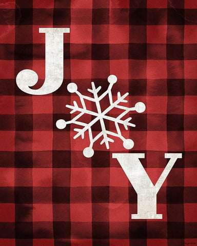 Plaid Joy Black Ornate Wood Framed Art Print with Double Matting by Brown, Kyra