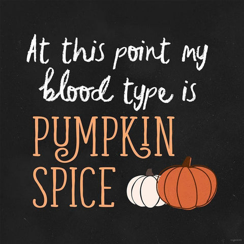 Pumpkin Spice Black Ornate Wood Framed Art Print with Double Matting by Brown, Kyra