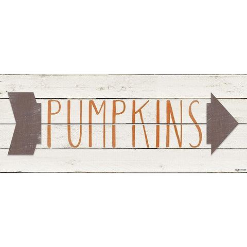 Pumpkins Black Modern Wood Framed Art Print with Double Matting by Brown, Kyra