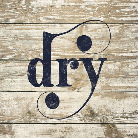 Dry Black Ornate Wood Framed Art Print with Double Matting by Brown, Kyra