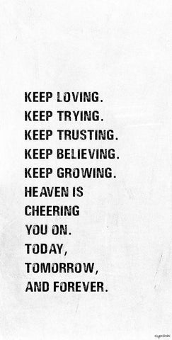 Keep Loving Black Ornate Wood Framed Art Print with Double Matting by Brown, Kyra