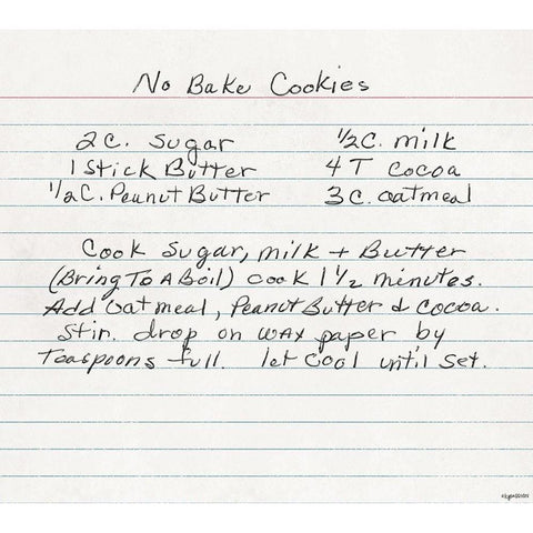 No Bake Cookies White Modern Wood Framed Art Print by Brown, Kyra