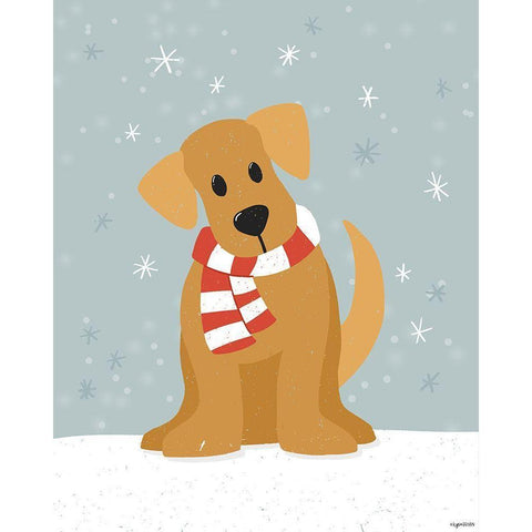 Goldie White Modern Wood Framed Art Print by Brown, Kyra