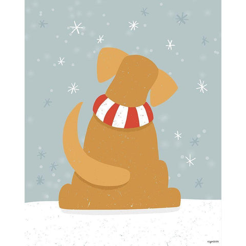 Goldie Tail Black Modern Wood Framed Art Print by Brown, Kyra