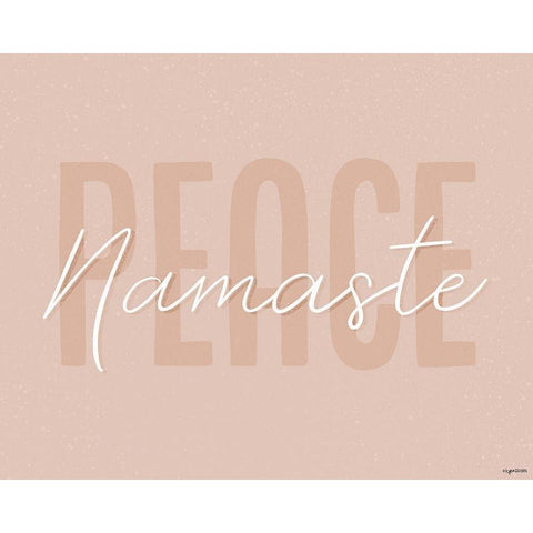 Namaste Gold Ornate Wood Framed Art Print with Double Matting by Brown, Kyra