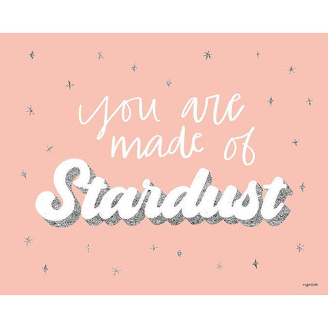 Stardust Black Modern Wood Framed Art Print with Double Matting by Brown, Kyra