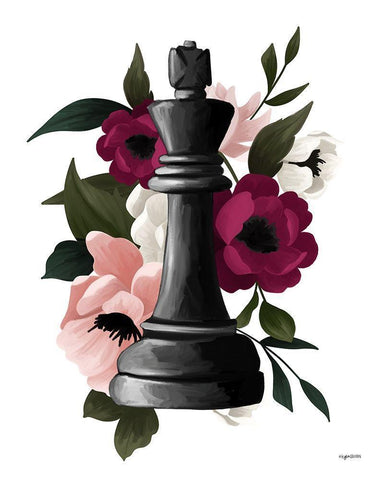 Color King Black Ornate Wood Framed Art Print with Double Matting by Brown, Kyra