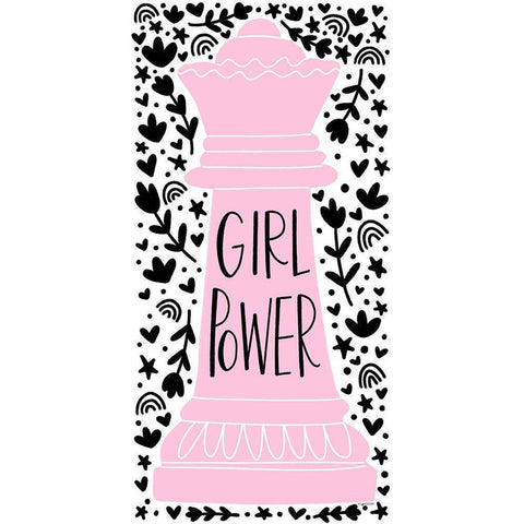 Girl Power II Gold Ornate Wood Framed Art Print with Double Matting by Brown, Kyra