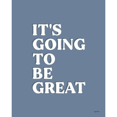 Going to Be Great Black Modern Wood Framed Art Print by Brown, Kyra