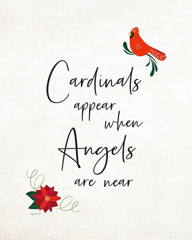 Angels are Near White Modern Wood Framed Art Print with Double Matting by Brown, Kyra