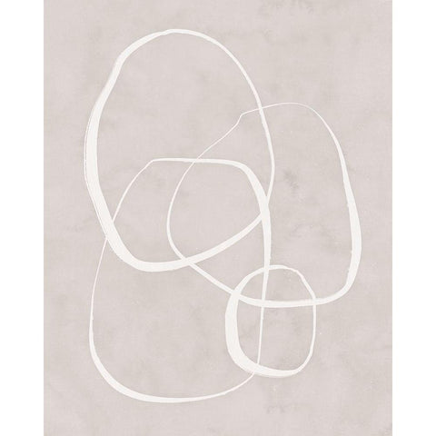 Infinity Black Modern Wood Framed Art Print by Blue, Nina