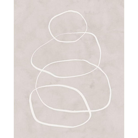 Infinity II Gold Ornate Wood Framed Art Print with Double Matting by Blue, Nina