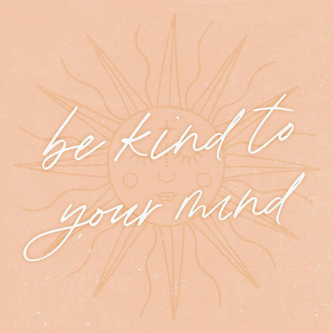 Your Mind Black Modern Wood Framed Art Print by Blue, Nina