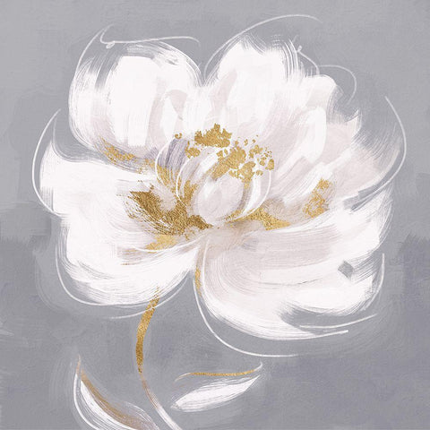 Divine Bloom II Gold Ornate Wood Framed Art Print with Double Matting by Blue, Nina