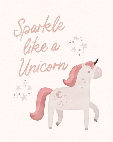 Sparkle Black Ornate Wood Framed Art Print with Double Matting by Blue, Nina