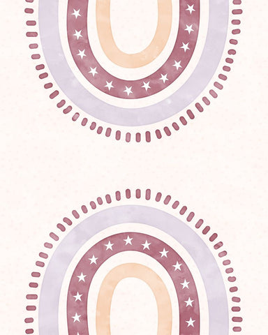 Boho Rainbows II Black Modern Wood Framed Art Print by Blue, Nina