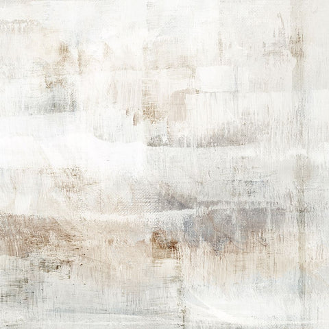 Celestial Light White Modern Wood Framed Art Print with Double Matting by Blue, Nina