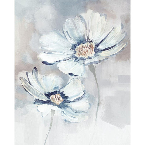 Wash of Color II Black Modern Wood Framed Art Print by Blue, Nina