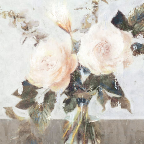 Euphoria Bouquet II Black Ornate Wood Framed Art Print with Double Matting by Blue, Nina