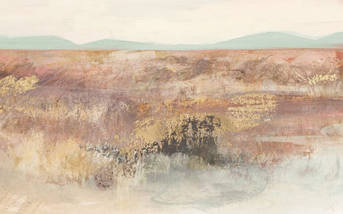 Neutral Landscape White Modern Wood Framed Art Print with Double Matting by Blue, Nina