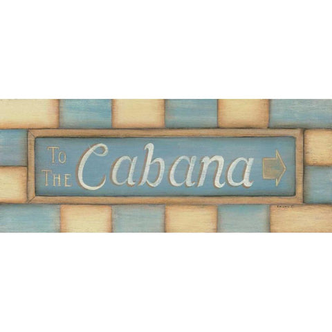 To the Cabana White Modern Wood Framed Art Print by Lewis, Kim