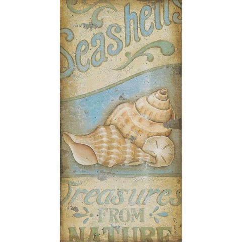 Treasures from Nature Gold Ornate Wood Framed Art Print with Double Matting by Lewis, Kim