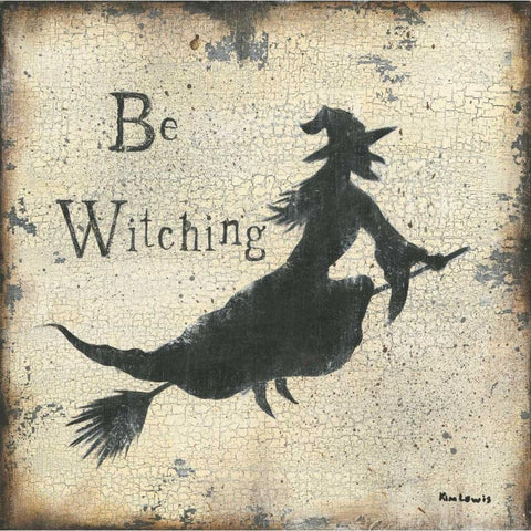 Be Witching Gold Ornate Wood Framed Art Print with Double Matting by Lewis, Kim