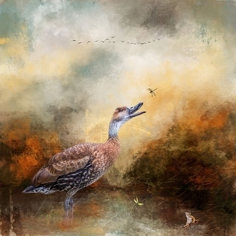 Afternoon Recess Black Ornate Wood Framed Art Print with Double Matting by Parker, Kelley