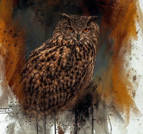 Regal Hunter White Modern Wood Framed Art Print with Double Matting by Parker, Kelley