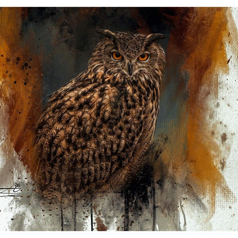 Regal Hunter Black Modern Wood Framed Art Print by Parker, Kelley