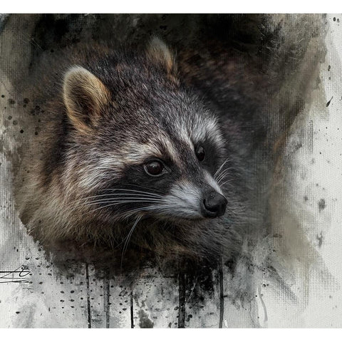 Mischief Maker White Modern Wood Framed Art Print by Parker, Kelley