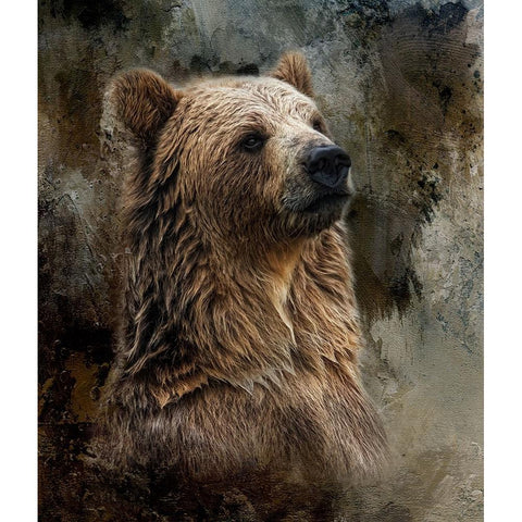 Powerful Gold Ornate Wood Framed Art Print with Double Matting by Parker, Kelley