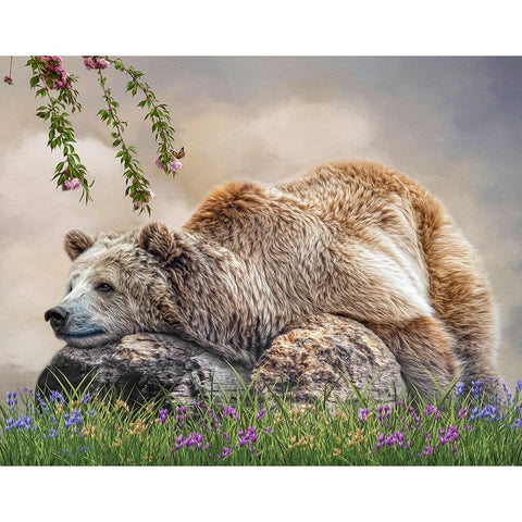 Zen Moment White Modern Wood Framed Art Print by Parker, Kelley