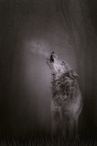 Every Breath I Take White Modern Wood Framed Art Print with Double Matting by Parker, Kelley