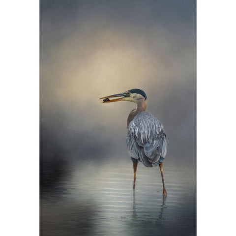 Catch of the Day Gold Ornate Wood Framed Art Print with Double Matting by Parker, Kelley