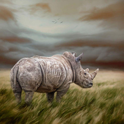 Rough and Ready Gold Ornate Wood Framed Art Print with Double Matting by Parker, Kelley