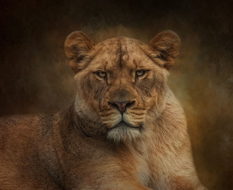 Confidence in Power Black Ornate Wood Framed Art Print with Double Matting by Parker, Kelley