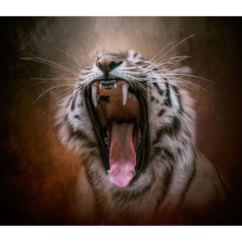 Unleashed Gold Ornate Wood Framed Art Print with Double Matting by Parker, Kelley