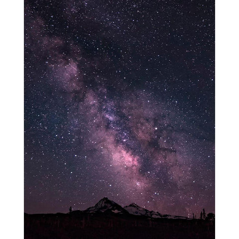 Sisters Milky Way Gold Ornate Wood Framed Art Print with Double Matting by McFerrin, Larry