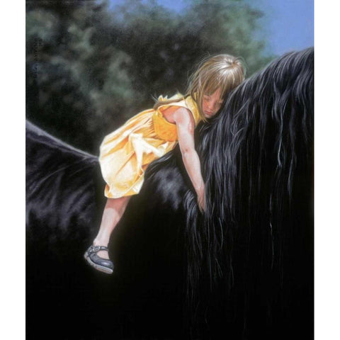 Some Dreams Last White Modern Wood Framed Art Print by Harrison, Lesley