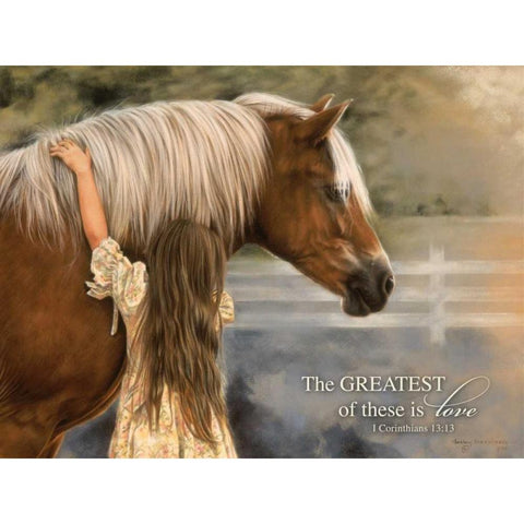 The Greatest Gold Ornate Wood Framed Art Print with Double Matting by Harrison, Lesley