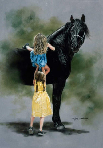 The Booster Club Black Ornate Wood Framed Art Print with Double Matting by Harrison, Lesley