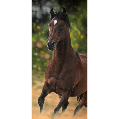 Spirit of Victory Gold Ornate Wood Framed Art Print with Double Matting by Harrison, Lesley