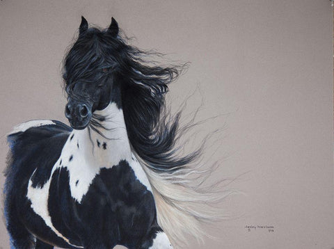 Pretty Boy Armani White Modern Wood Framed Art Print with Double Matting by Harrison, Lesley