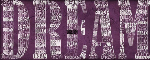 Dream White Modern Wood Framed Art Print with Double Matting by Wolk, Lisa